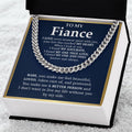 Cuban Link Chain Necklace  Gift For Fiance