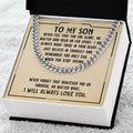 To My Son  🎁 ❤️  Cuban Link Chain Necklace