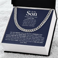 My Son - Keep Me In Your Heart - Cuban Link Chain