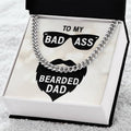 Bad Ass Dad  Cuban Link Chain Necklace