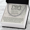 Valentines Day Gift For Him Chain Necklace Gift For Him Promise Necklace Gift To My Man Birthday Gift For Boyfriend An Cuban Link Chain