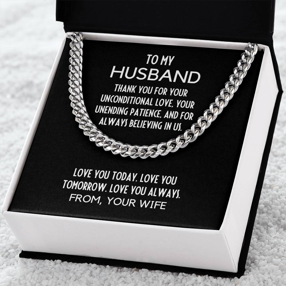 Thank You For Your Love Cuban Chain Cuban Link Chain