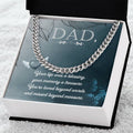 Love Dad Cuban Link Chain
