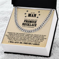 Promise Necklace Cuban Link Chain