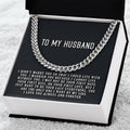Cannot Live Without You Cuban Link Chain