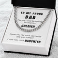 Proud Dad Cuban Link Chain