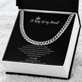 To The King Of My Heart Cuban Link Chain
