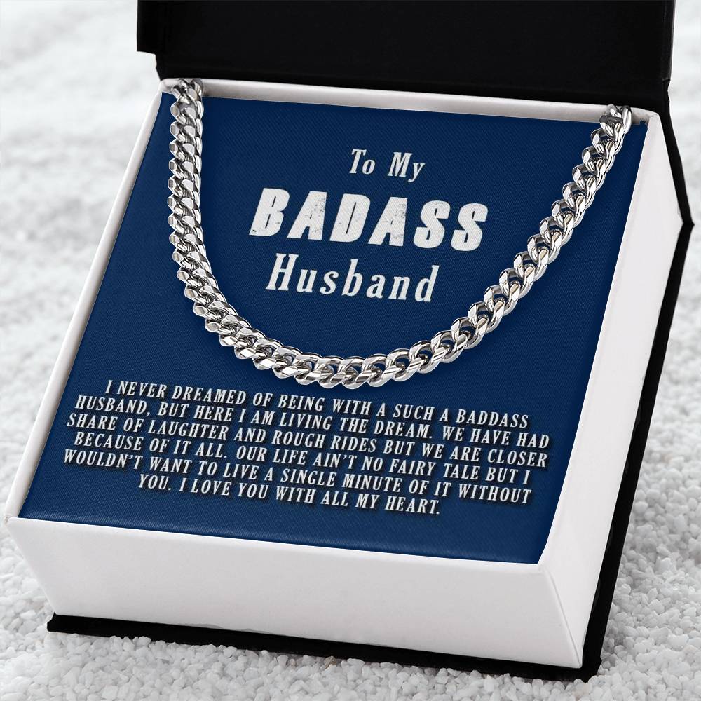 Badass Husband Cuban Link Chain