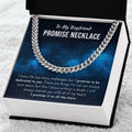 Promise Necklace For Him - Christmas Gift Cuban Link Chain