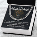 To My Badass Wife - Remember Whose Queen You Are - Cuban Link Chain Necklace