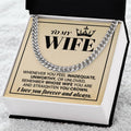 Remember Whose Wife You Are - Cuban Link Chain Necklace