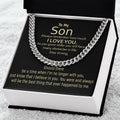 Cuban Link Chain For Son