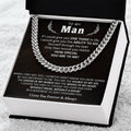 Gift For Your Man - Love You Forever - Cuban Cuban Link Chain