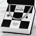 To My Queen Cuban Link Chain