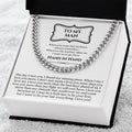 Valentines Day Gift For Him Chain Necklace Gift For Him Promise Necklace Gift To My Man Birthday Gift For Boyfriend An Cuban Link Chain