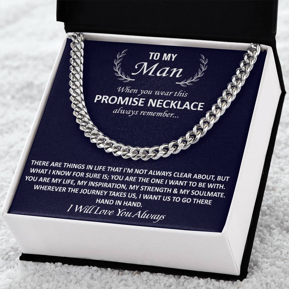 Gift For Your Man - Be With You - Cuban Link Cuban Link Chain