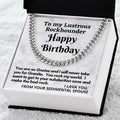 Rockhounder Husband Cuban Chain Link Necklace Gift Cuban Link Chain