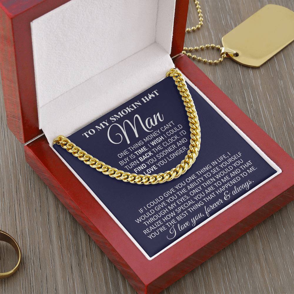 My Man - Find You Sooner  Cuban Link Chain
