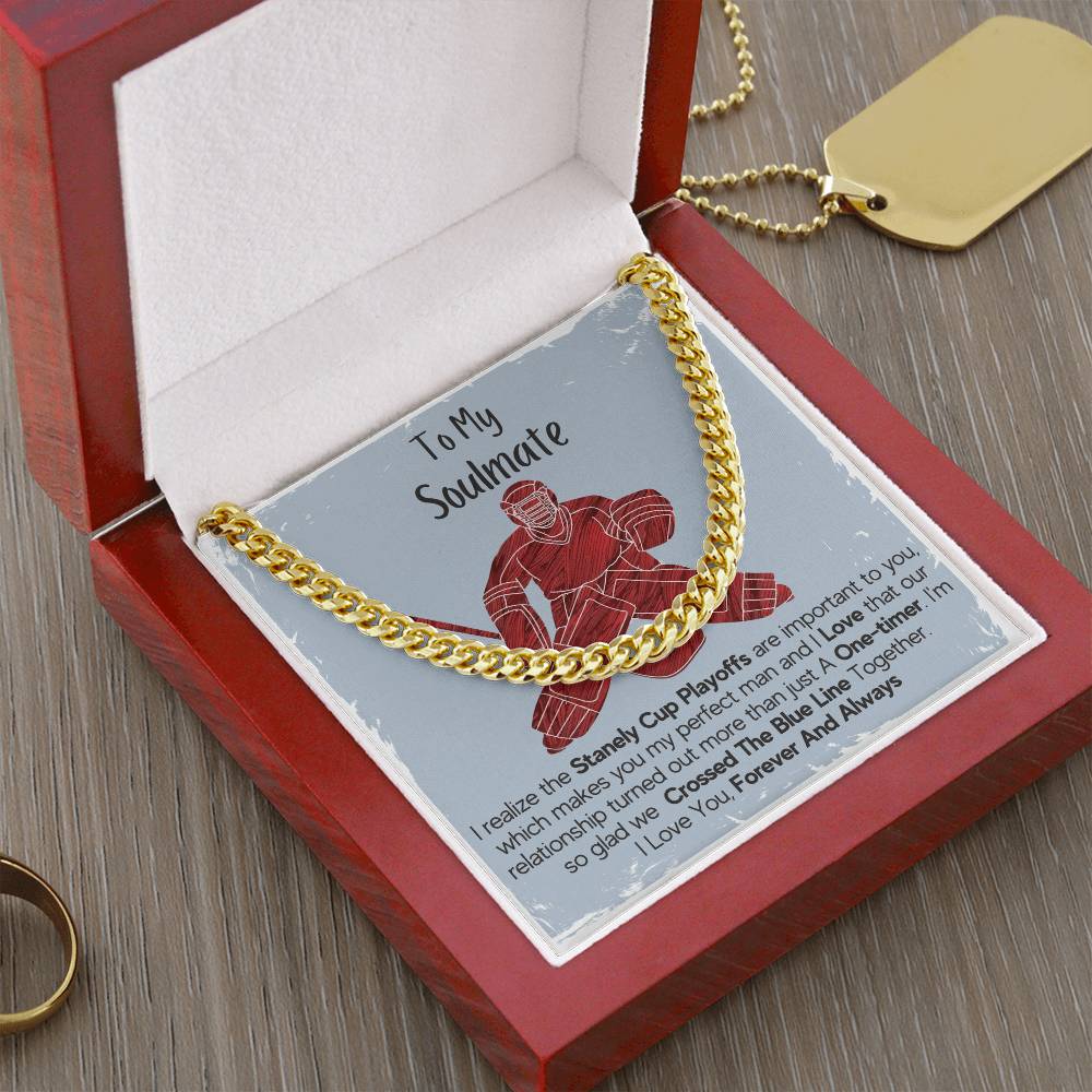 Make Your Soulmate Smile With This Stainless Steel Necklace Cuban Link Chain
