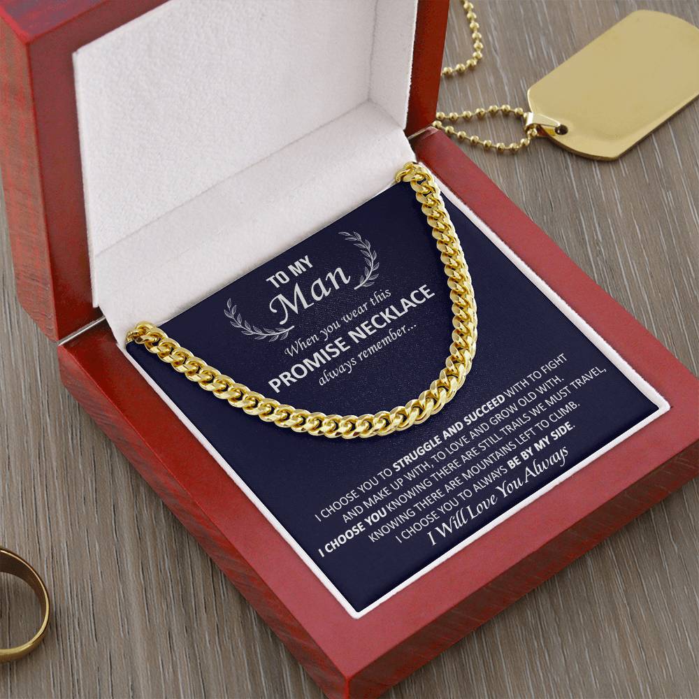 Gift For Your Man - Promise - Cuban Link Cuban Link Chain