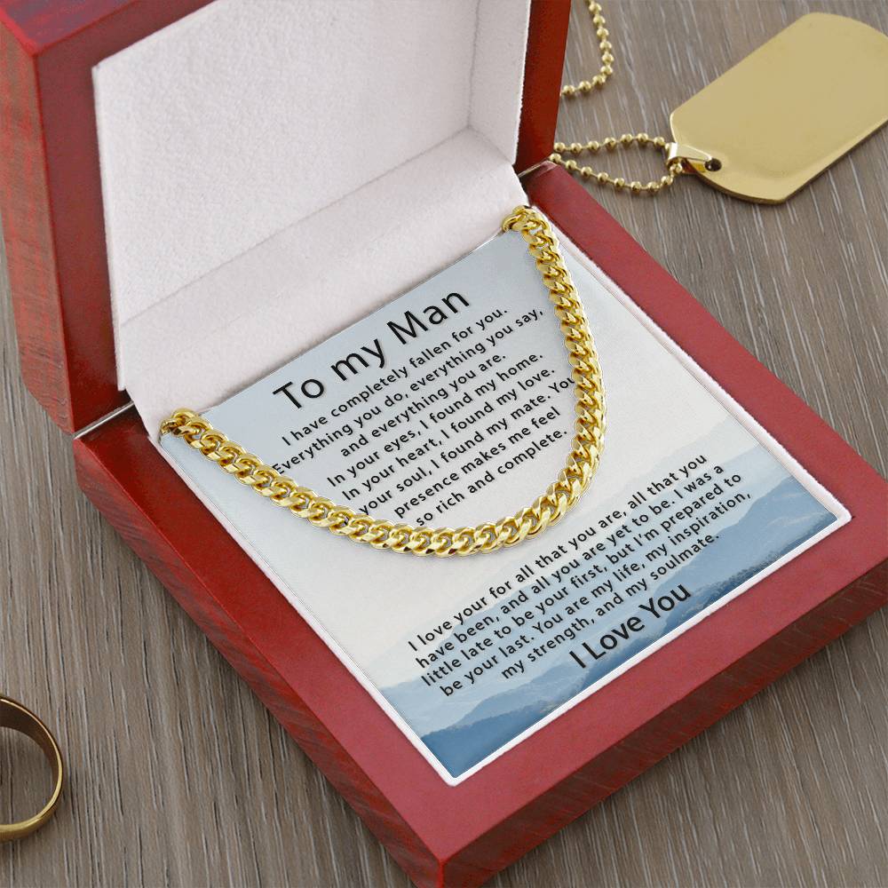 Fallen For You Cuban Link Chain