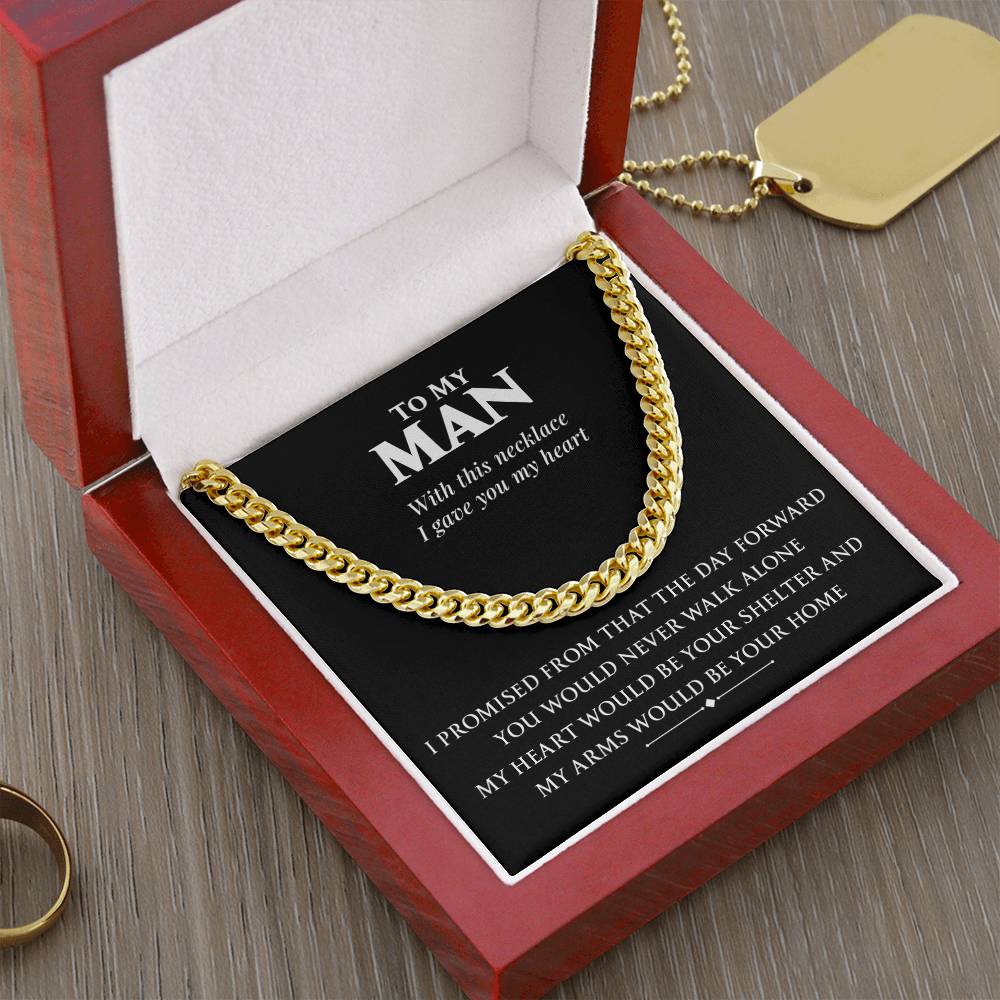 You Would Never Walk Alone Cuban Link Chain