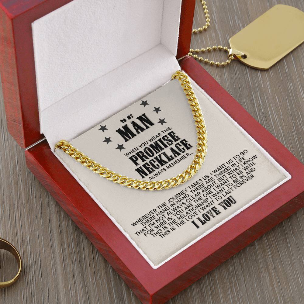 The Promise Necklace - Cuban Link Chain Necklace