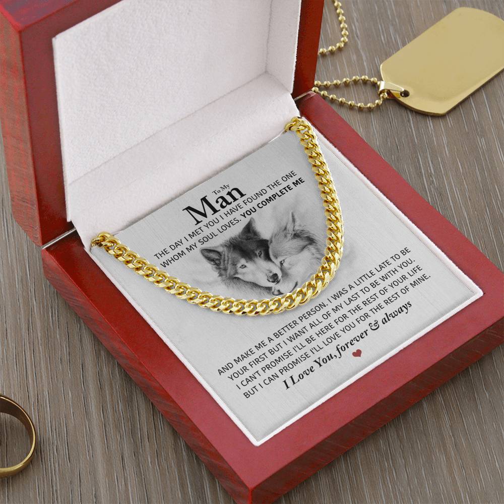 Perfect Gift For Man Cuban Link Chain
