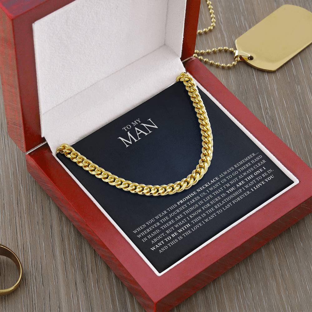 Valentines Gift For Boyfriend Cuban Link Chain