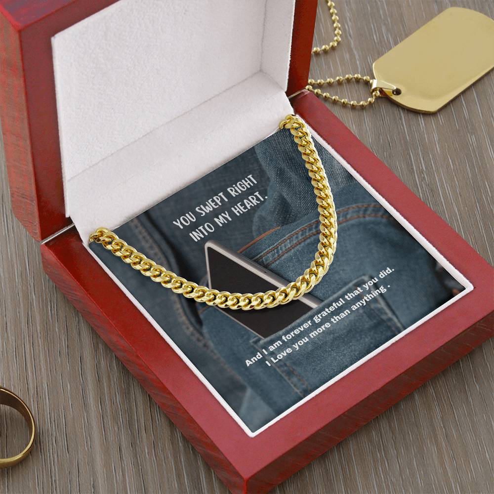 Cuban Link Chain And Message Of Love!