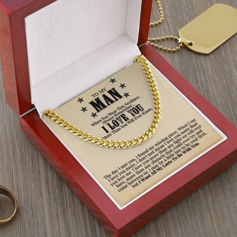 More Than You Will Ever Know - Cuban Link Chain Necklace