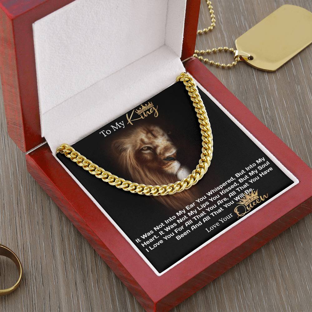 Love Of A King Cuban Link Chain