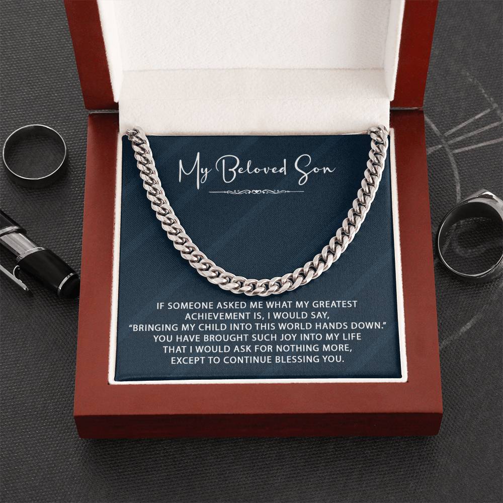 Cuban Chain Necklace For Son Cuban Link Chain