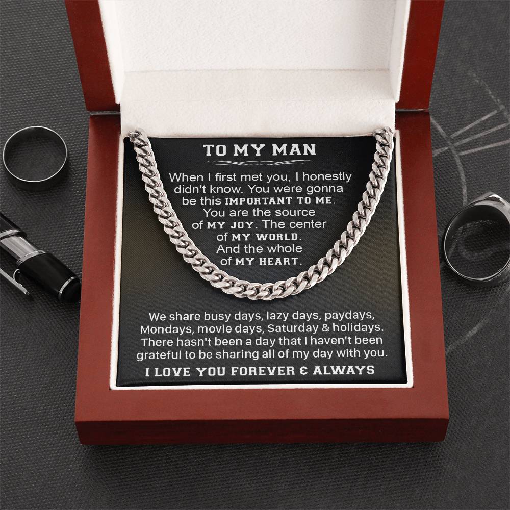 Gift For Your Man - Lazy Days - Cuban Link Cuban Link Chain