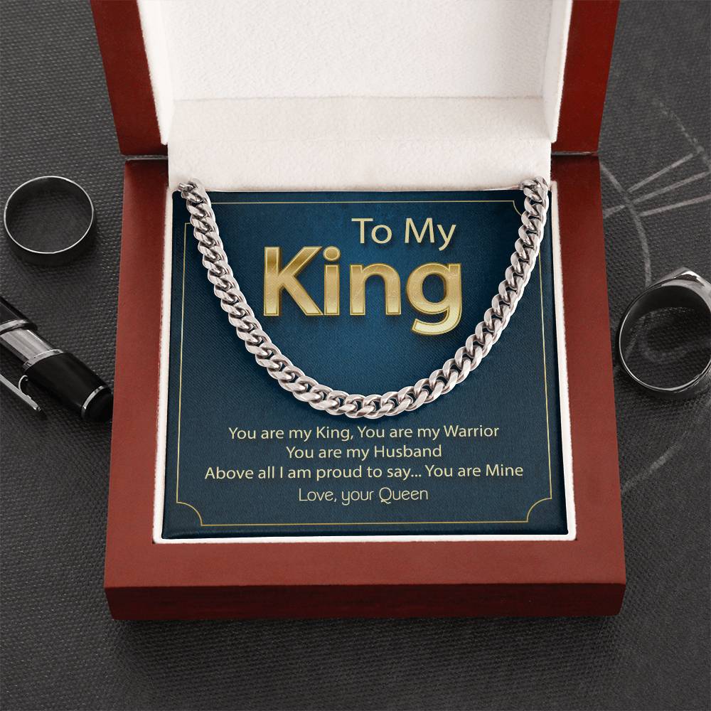 My King - Link Chain Necklace Cuban Link Chain