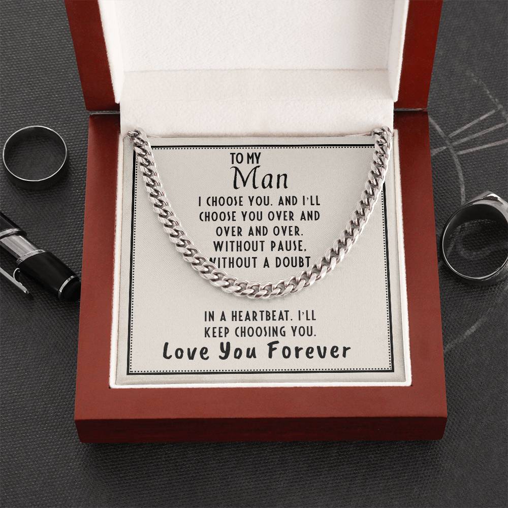 Cuban Link Chain Gift For My Man