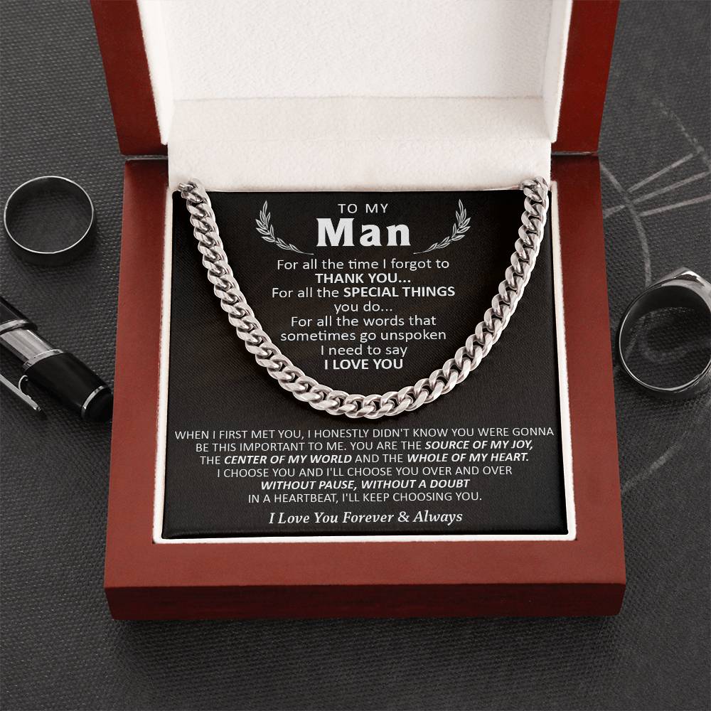 Gift For Your Man - Special Things - Cuban Cuban Link Chain