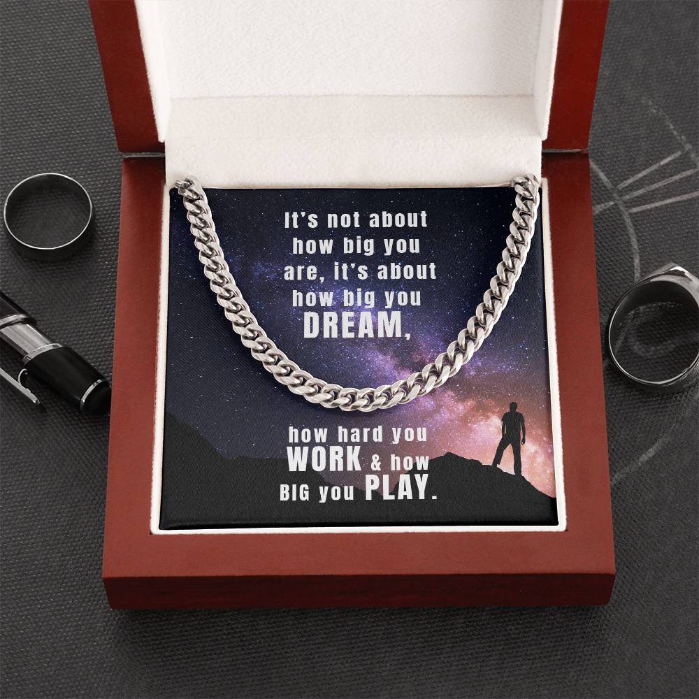 Gift For Colleague - Cuban Link Chain Necklace - Trending Now
