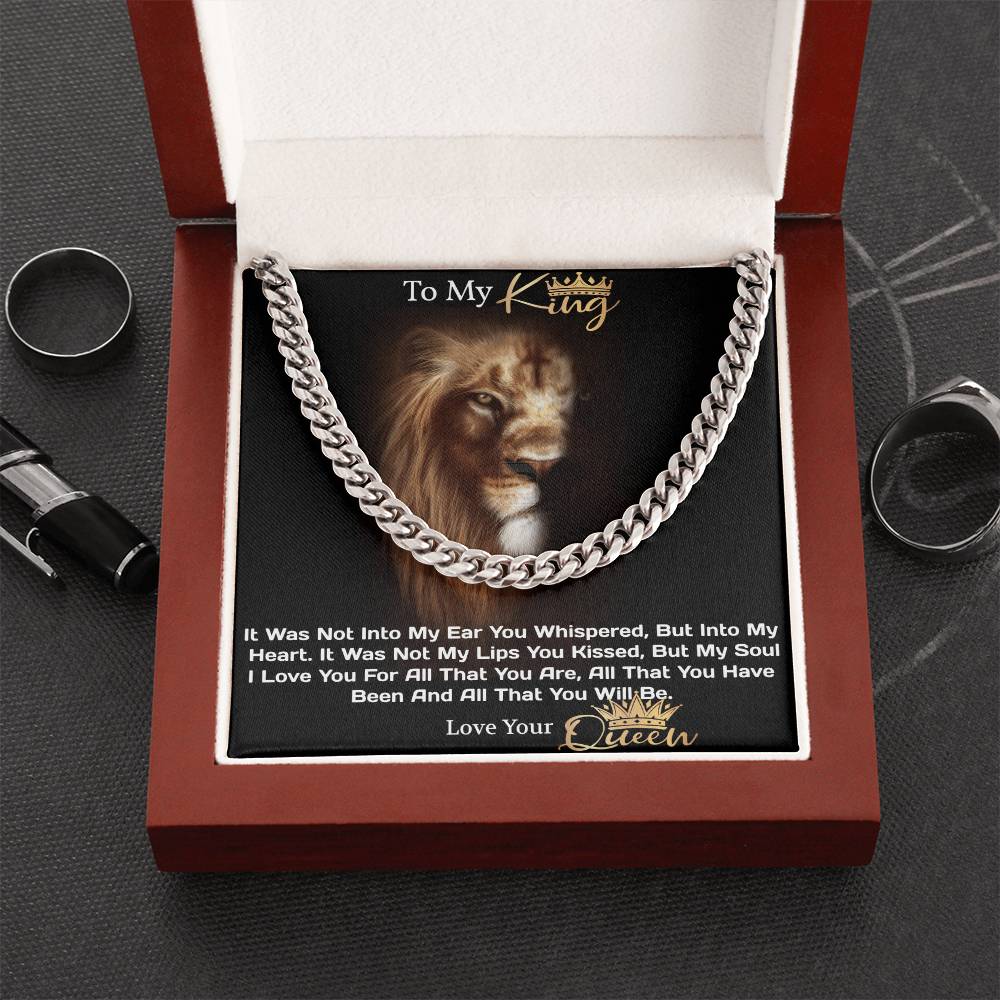 Love Of A King Cuban Link Chain