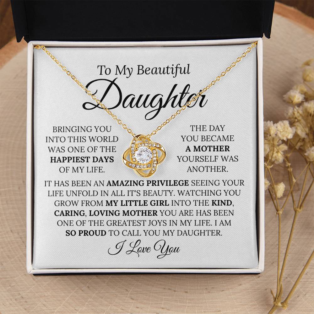 Heartfelt Mother's Day Gift For Mom Love Knot Necklace
