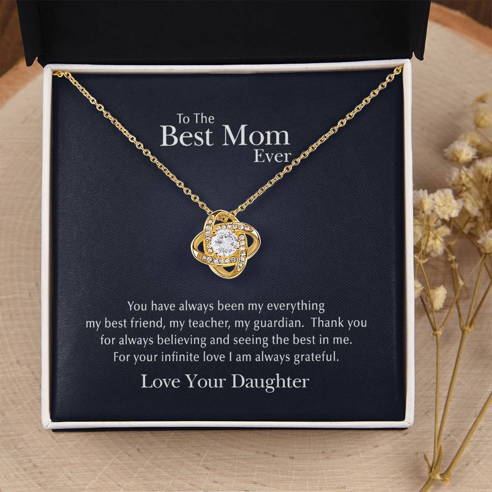 Infinite Love Love Knot Necklace