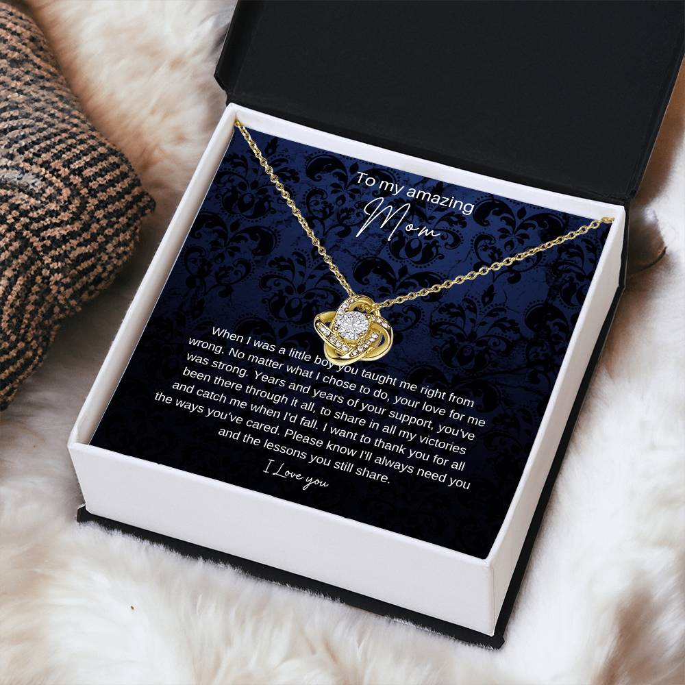 To My Amazing Mom - Loveknotnecklace Love Knot Necklace