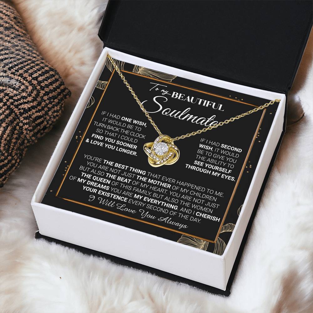 Gift For Your Soulmate - The Queen - Love Knot Love Knot Necklace