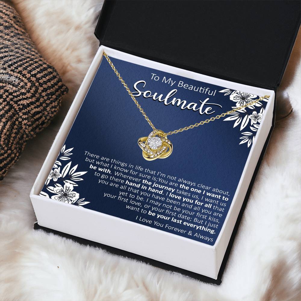 Gift For Your Soulmate - For Sure - Love Knot Love Knot Necklace