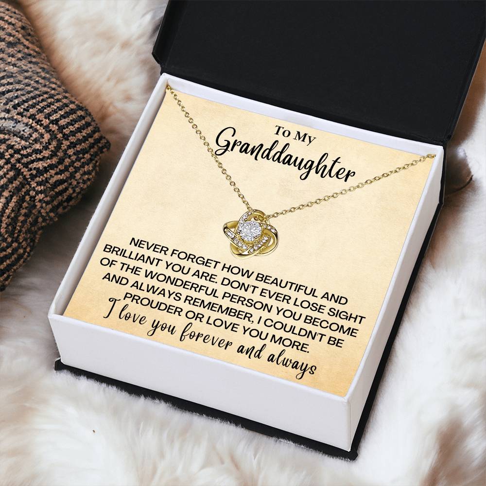 Just To Say I Love You  Gd Love Knot Necklace