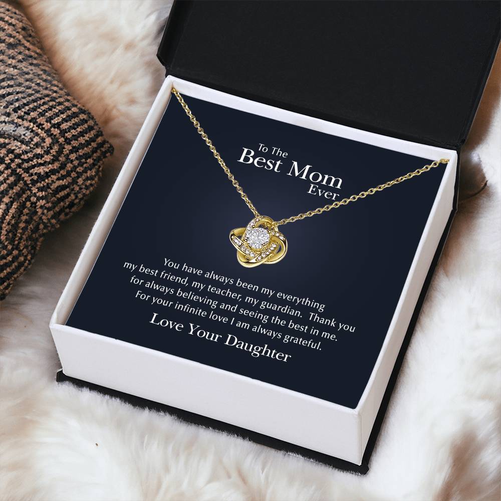 Infinite Love Love Knot Necklace