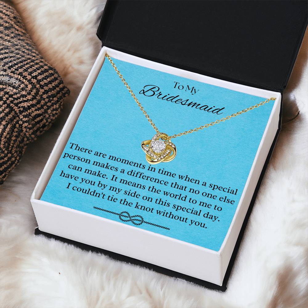 Bridesmai Love Knot Necklace