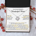 Gift For Boyfriend's Mom - Lovely Mother - Love Knot Love Knot Necklace