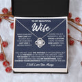 Gift For Wife - Being First The Mother Love Knot Necklace Love Knot Necklace