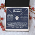 Gift For Your Soulmate - Love You More The Mother Love Knot Necklace Love Knot Necklace